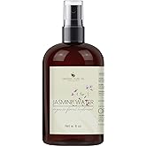 Jasmine Hydrosol Face Mist Calming Spray, Toner, Aromatherapy, Body Mist, Set Makeup, 8oz, Pure Hydrosol Water Jasmine by Organic Pure Oil