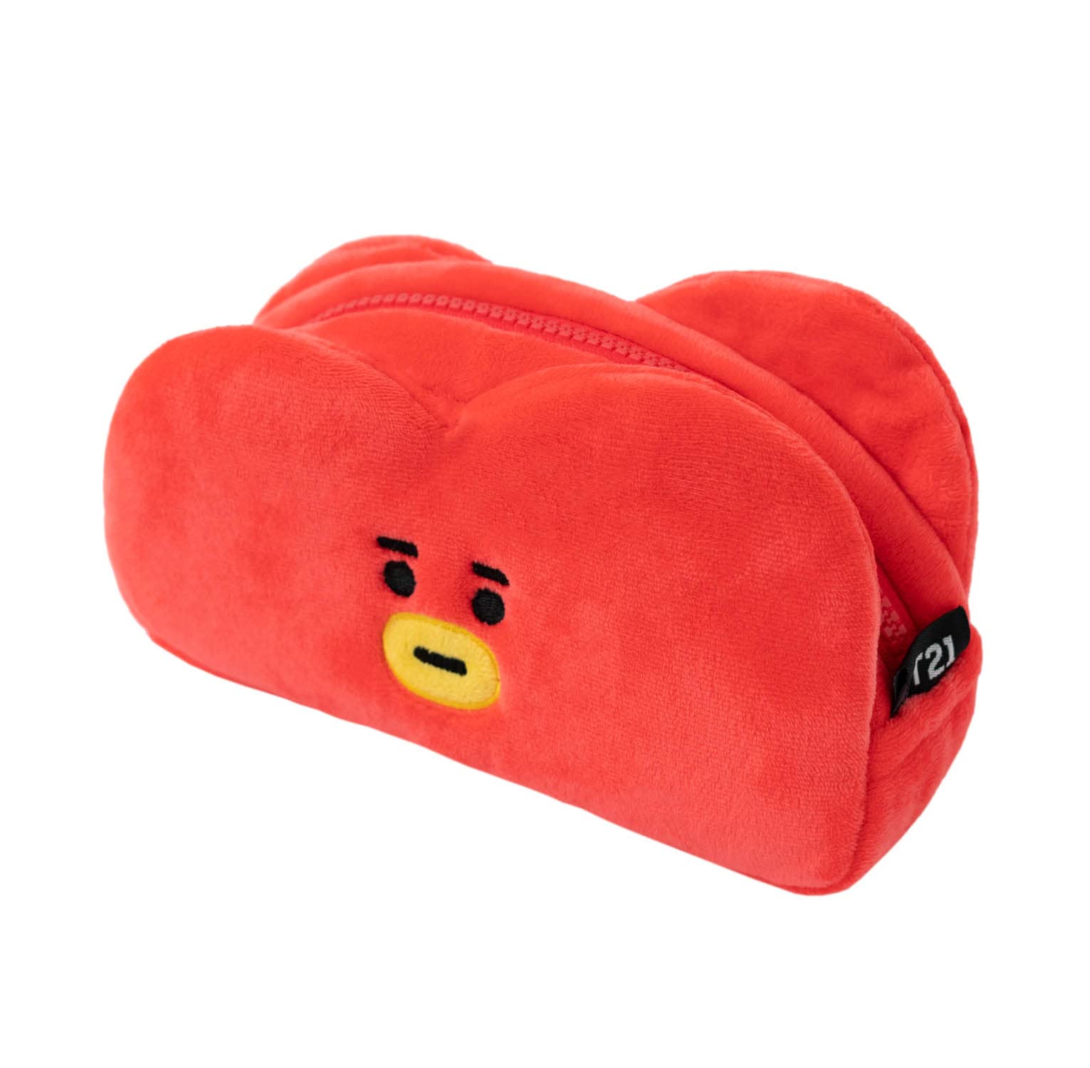Grupo Erik School Pencil Case - BT21 Tata Kawaii Stationery | Cute Makeup Bag, Plush Pencil Case, Back to School Supplies, Office Stationery Supplies | Kawaii Gifts
