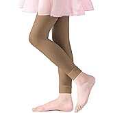 Coziwill Socks Footless Ballet Tights Girls Dance Tights School Girls Footless Gymnastics Leggings Pantyhose Stockings