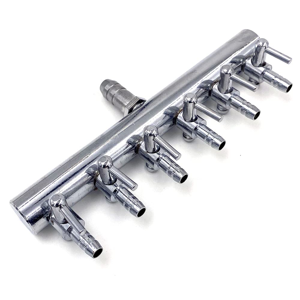 CENPEK Aquarium Fish Tank 6 Ways Air Flow Splitter Lever Control Valve