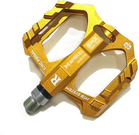 gold mtb pedals