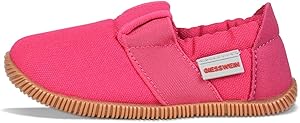 GIESSWEIN Kinder Hausschuhe Söll Slim-Fit - Baumwoll Slippers für Mädchen & Jungen, rutschfeste Kindergarten Schuhe mit Leder Innensohle