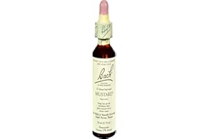 Bach Original Flower Remedies, Mustard for Joy, Natural Homeopathic Flower Essence, Emotional Wellness and Stress Relief, Holiday Gift for Him or Her, Vegan, 20mL Dropper