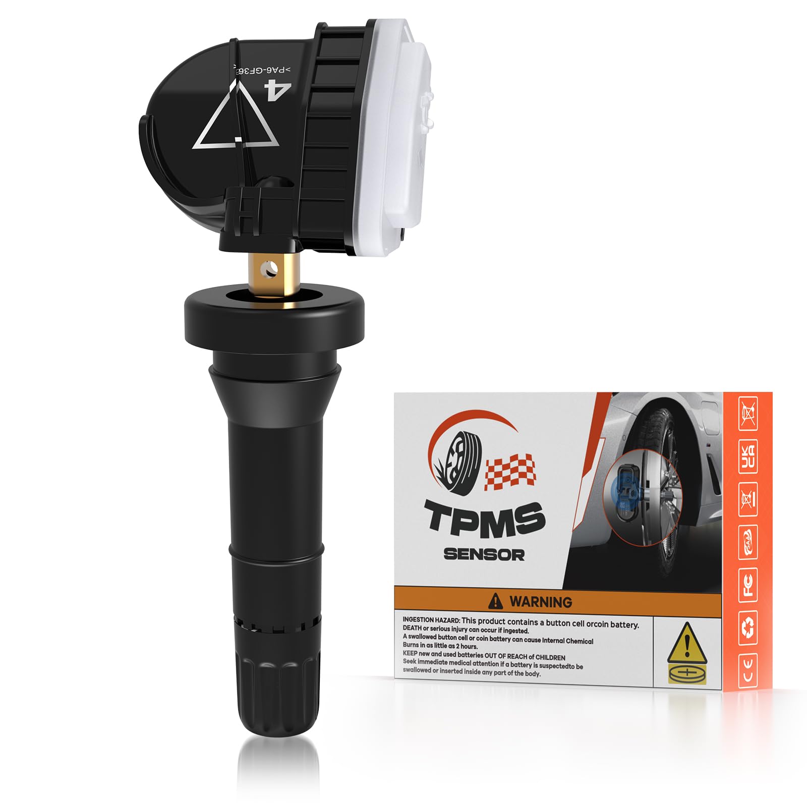 Photo 1 of ISINLASSO 13598773 TPMS Sensor, 433 MHz Pre-Programmed TPMS Tire Pressure Sensors Fit for Buick Enlave Regal Lacrosse Chevrolet Silverado Impala Cadillac XT4 XT5 XT6 GMC Sierra Acadia 13594222, 1pcs