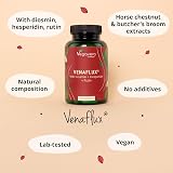 Vegavero Circulation Booster Venaflux Complex 120 Capsules Vegan view 3