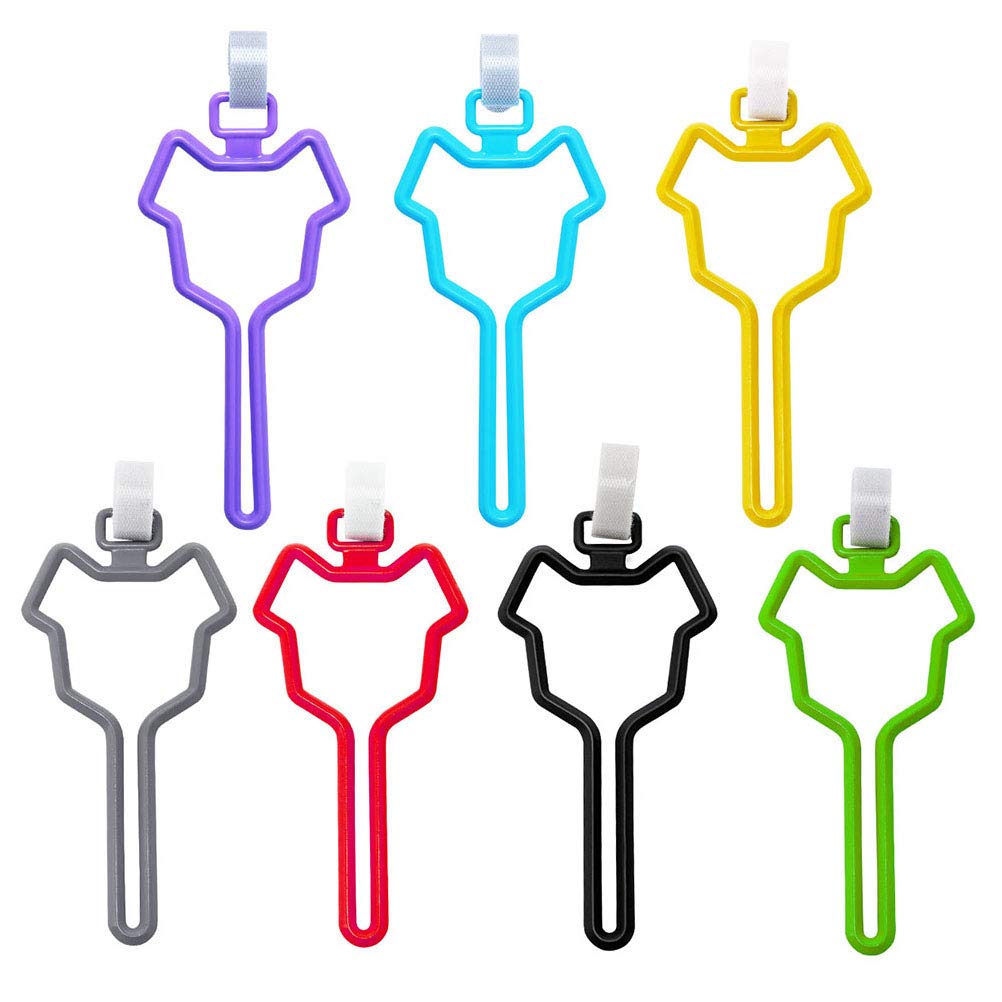 Dog Poop Bag Holder Dog Poop Bag Clip, Leash Waste Carrier Holder Pets Hands Knot Holder Pet Supplies for Dog Cat, 7pcs