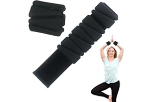 GOOYULE Wrist Weights set for Women, 2 sets of 1 lb each, Silicone Ankle & Wrist Weights for Women & Men, Adjustable Weight fit for Yoga, Dance,Hiking, Jogging,Pilates, Aerobic Exercise and Strength Exercise
