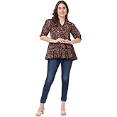 Short Kurti for Women | Pure Cotton Floral Printed Kurti For Women | Casual & Daily Wear