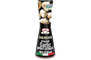 Turci Italian Garlic Spray 1.69fl oz, A Flavor-Packed Finishing Touch on Both Hot or Cold Dishes, Natural Extract - Non-GMO, Preservative Free, No Artificial Coloring/Flavoring - Garlic Extract Spray