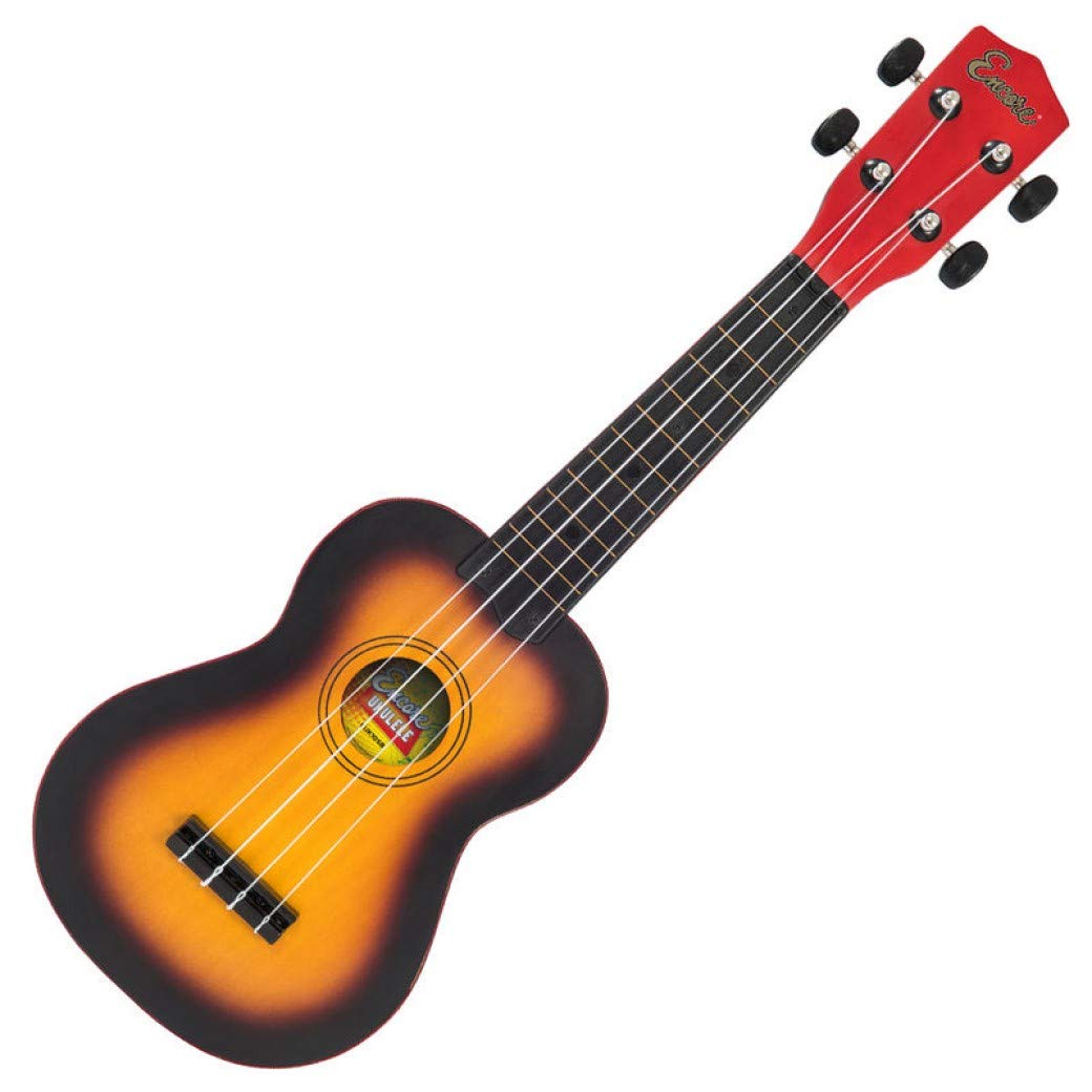 Encore EUK10SB Kids Beginner Ukulele - Sunburst | Soprano Starter Instrument for Young Musicians | Ideal for Beginners & Students