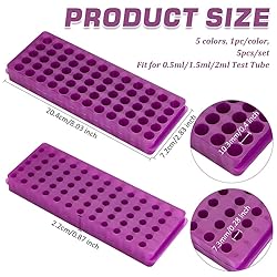 OLYCRAFT 5PCS Polypropylene Microcentrifuge Tube