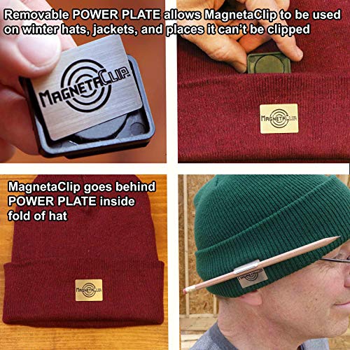 Hat Clip Pencil Holder with Strong Clip for Standard Pencils and