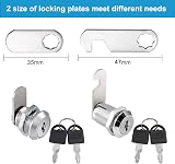 Litensh 2Pcs 20mm Security Mailbox Lock with Keys Cam Drawer Cabinet Locker view 5