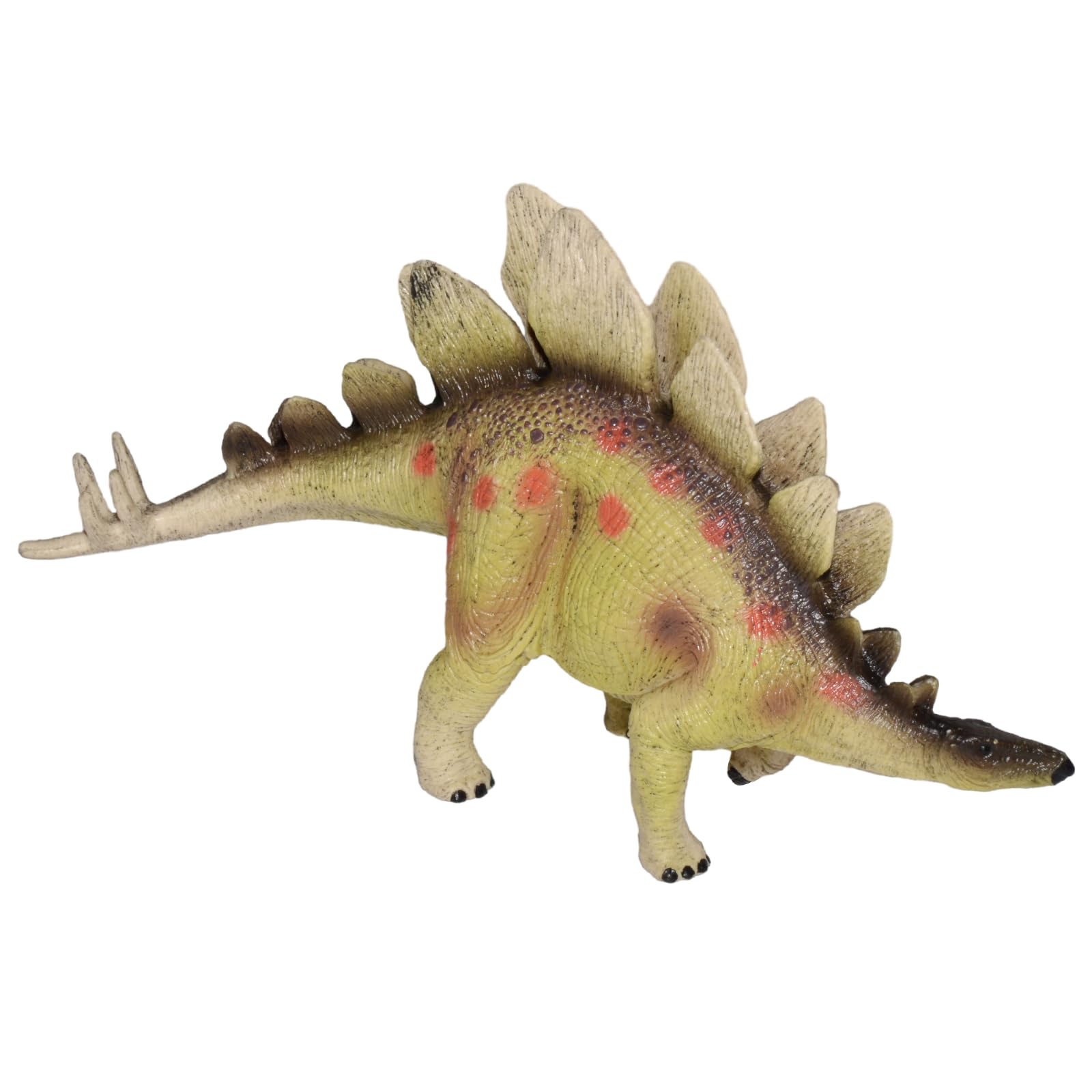 Andux Realistic Dinosaurs Wild Jungle Toys Educational Games FZKL-02 (Brown Stegosaurus)