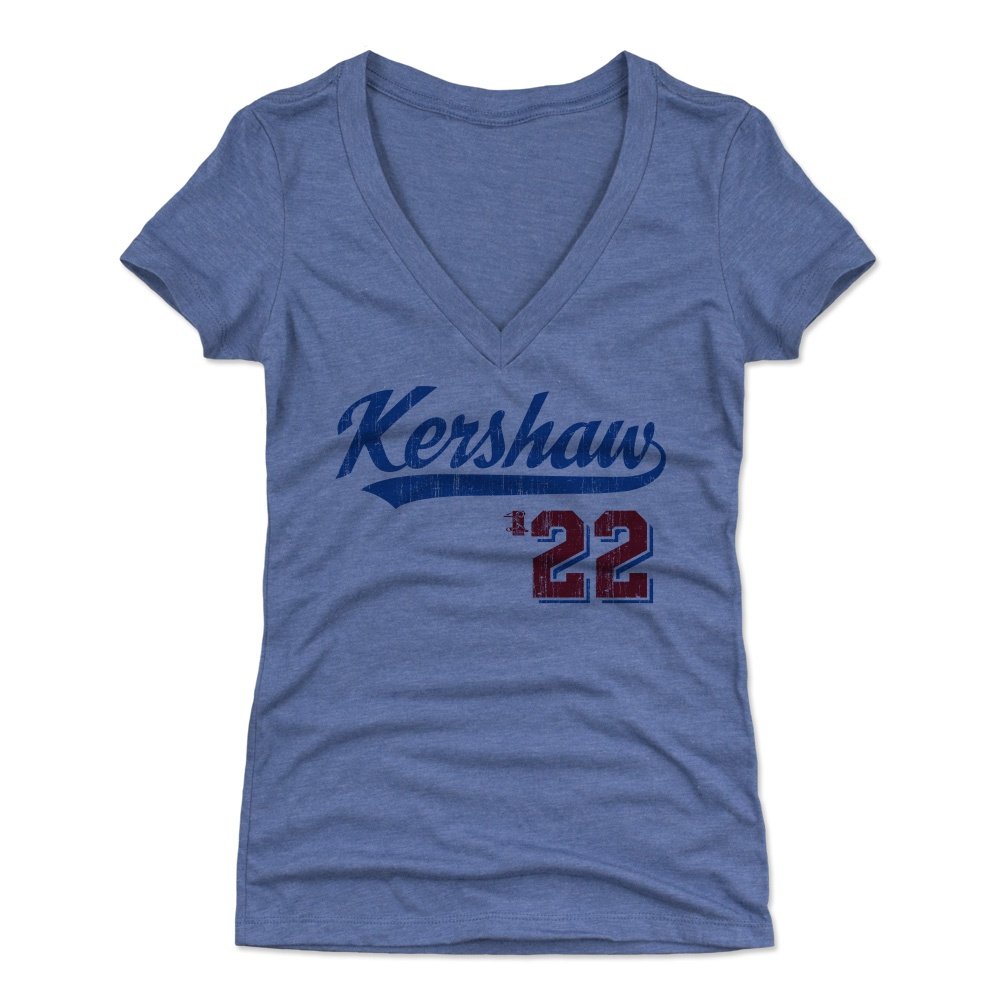 Best clayton kershaw blue jersey