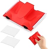 Paint Edger Trimmer with 2pcs Replacement Pad Refills, Corner Walls &amp; Ceilings Paint Pad Applicator, Edge Painting Tool for Walls, Ceilings, Corners, Trims, and Edges FLA-wless Cutting-in