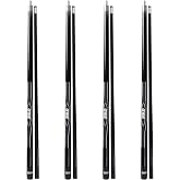 GSE 58" 2-Piece Fiberglass Graphite Composite Billiard Pool Cue Sticks | Several Colors, 18/19/20/21oz Available, 12.7mm Tip, 3/8-10 Joint, Pool Cue Sticks for Adults, House or Commercial/Bar Use