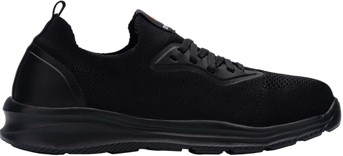 DYKHMATE Steel Toe Shoes for Women Waterproof Work Shoes Slip Resistant Safety Sneakers Lightweight Safety Toe Tennis Shoes Comfortable Food Service Shoe: Shoes
