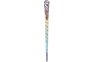 Pacific Giftware 13 Inches Mystical Spiral Unicorn Horn Witches and Wizards Resin Wand Cosplay Costume Collectible Halloween Wand