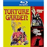 Torture Garden (1967) [Blu-ray] Starring Jack Palance, Burgess Meredith, Peter Cushing + 2 Bonus Classic Horror Movies (Brotherhood of Satan / The Creeping Flesh)