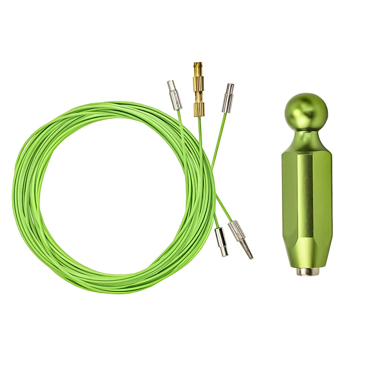 Tiardey Bicycle Internal Cable Routing Tool,Internal Cable Routing Kit, Cycling Install Inner Kit for Bicycle Frame Shift(Green)