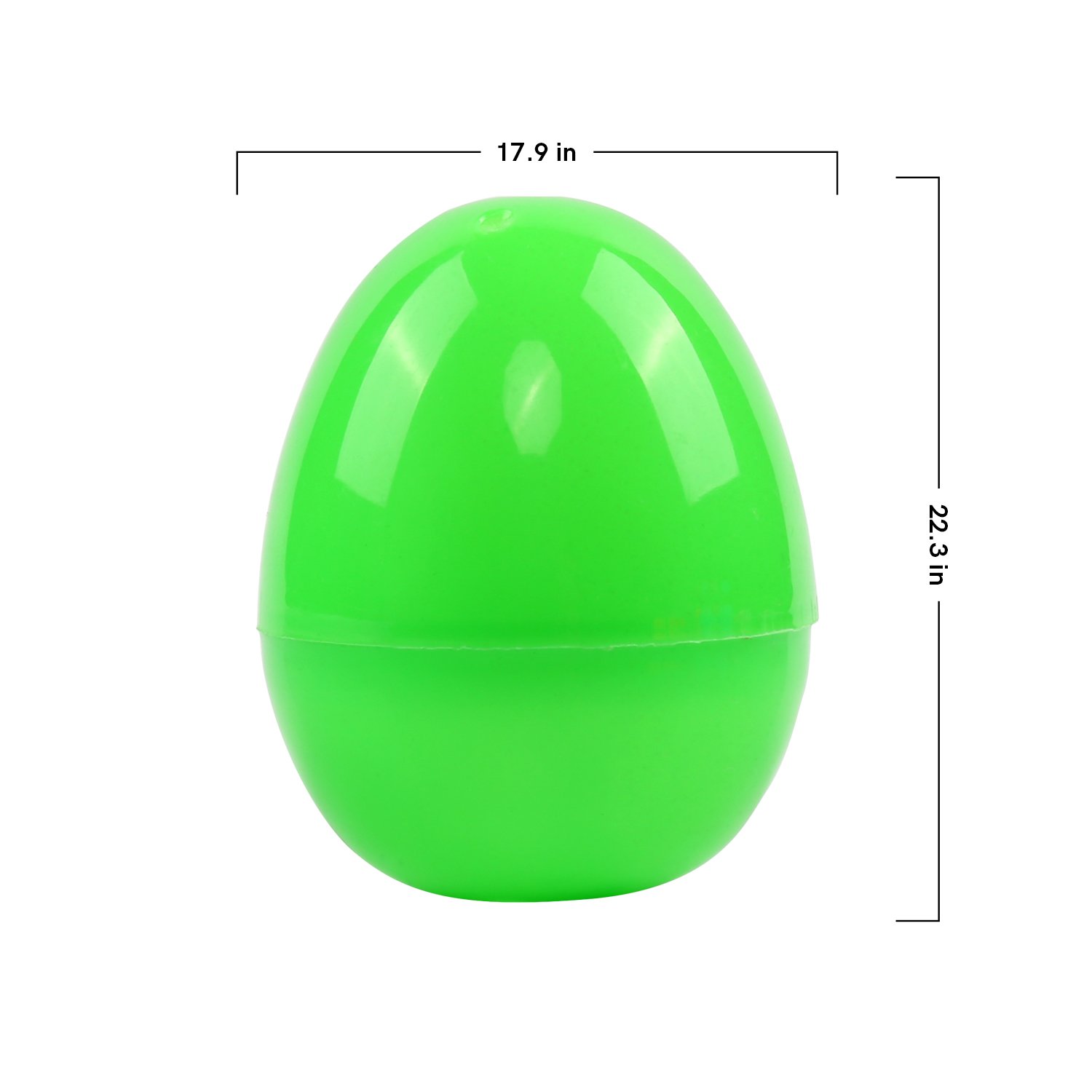 FUNNISM 50 Pieces Toys Filled Surprise Eggs 2.5 Inches Bright Colorful Prefilled Plastic