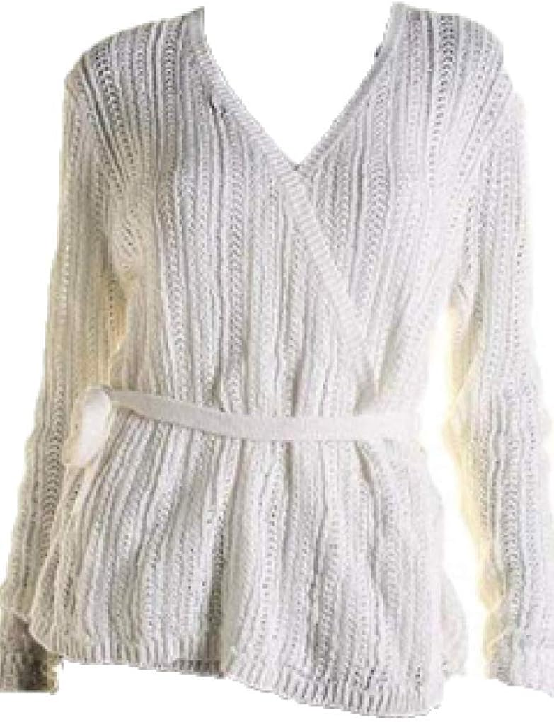 white wrap sweater women's