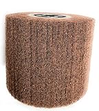 Signi Non Woven Wire Abrasive Drawing Polishing Burnishing Wheel Flap Brush for Surface Treatment Stainless Steel, Aluminum, Copper,Metal 120x100x19mm (180 Grit)