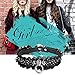 Cupimatch Adjustable Black Gothic Leather Choker, Vintage Dot Lace Ring Collar Necklace for Women (lace) for Mothers Day