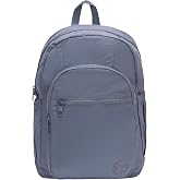 PUMA Women's Cypher Backpack in Crinkle Nylon with Laptop Sleeve, Luggage Strap &amp; Media Pocket, Grey Sky, One Size