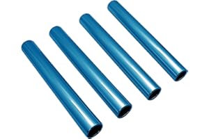 Vaolvpant Aluminum Alloy Field Relay Batons for Track and Athletes Runners Outdoor Running Sports Events Baton Race Stick Smooth Hollow Tube Lightweight Durable Design Multi-Color