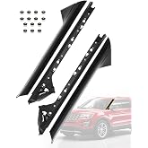 Windshield Trim Molding A-Pillar Fit for 11-19 Ford Explorer BB5Z7803145AA | Left &amp; Right, Outer &amp; Inner, 926450 926451, Window Trim Moulding BB5Z7803144AA BB5Z7803137AA BB5Z7803136AA