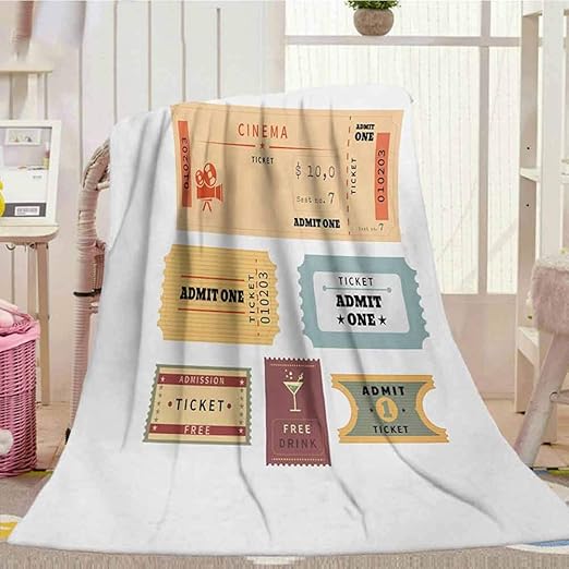 GugeABC Weighted Blanket Kids 40" x 50", Movie Theater