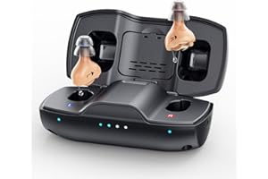 iBstone Nova Hearing Aids for Seniors Adults – Superior Sound Quality, Smart Noise Cancelling, No Feedback, Auto On/Off, Rechargeable, with Dryer Department & Anti-Lost Lanyard, Over-The-Counter