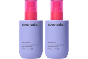 Evereden Kids Detangler Spray: 4-in-1 Leave-In Hair Spray | Detangle, Moisturize & Strengthen| Easily Tackle Even the Toughest Knots | Clean & Vegan All types of Hair Product for Kids | Pack of 2