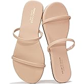 Project Cloud Summer Sandals for Women 2026 - Memory Foam Insole and Eco-Crafted Leather Beach Flip Flops for Women - Non Slip and Lightweight Double Strap Womens Sandals (Transition)