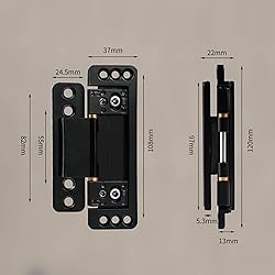 MENGSHI Ultra-Thin Hidden Door Hinges Invisible