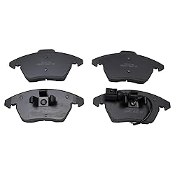 TRQ Front Ceramic Brake Pad Set for VW Passat Jetta