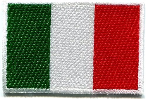 Italian Flag Italy Rome Hope Faith Charity Embroidered Applique Iron-on Patch S-101
