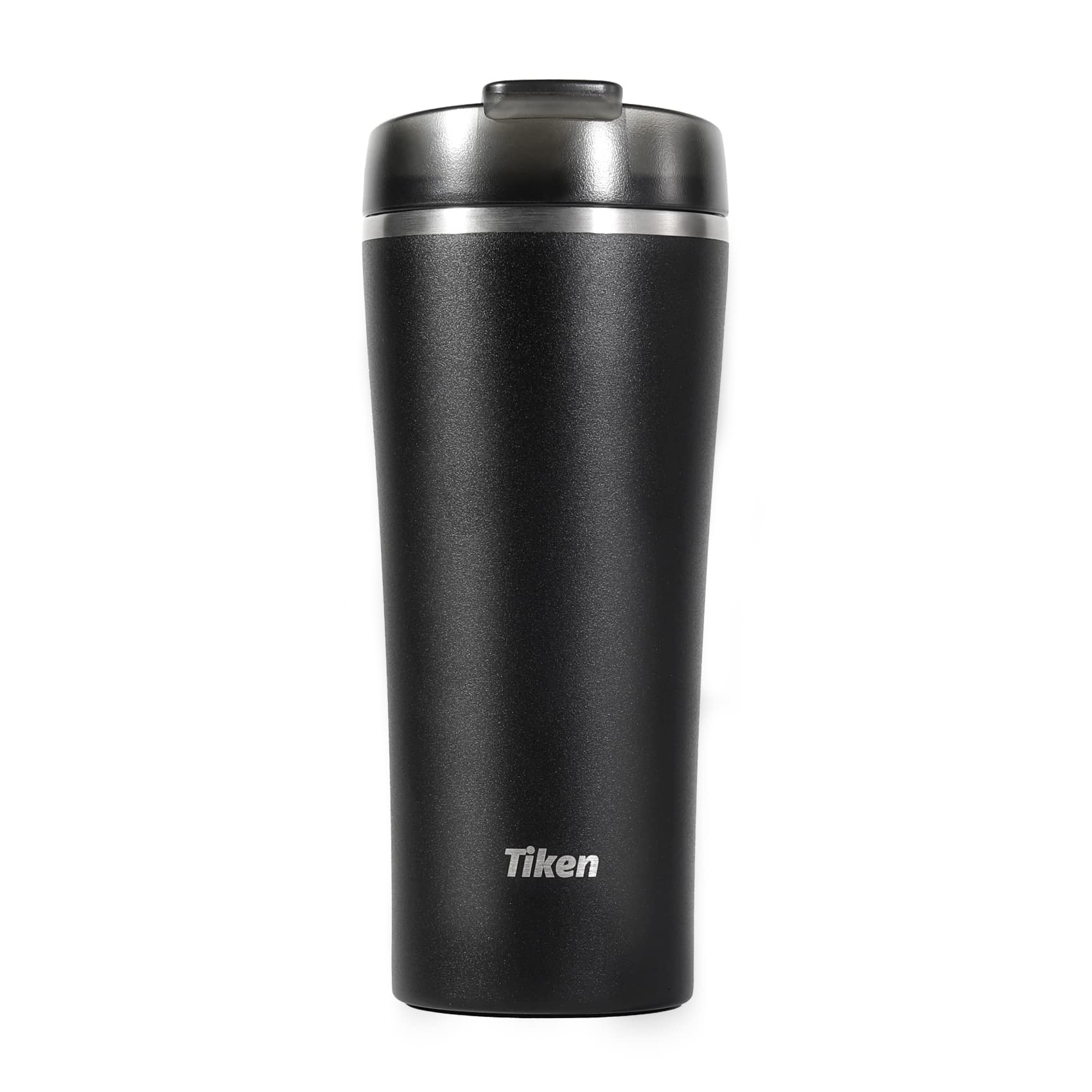 Tiken 470ML Thermal Travel Mug Stainless Steel Vacuum Flask Reusable Coffee Cups with Leakproof Lid