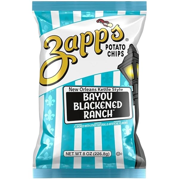 Amazon.com: Zapp's Kettle Chips Bag, Spicy Cajun Crawtators, 5 oz