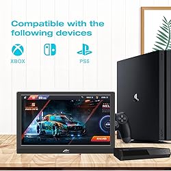 Kenowa Portable Monitor 13.3 Inch HD 1366x768P LED