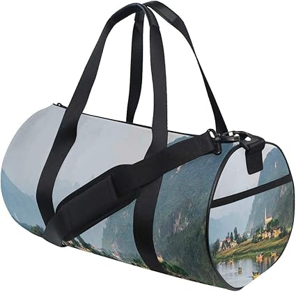 small barrel duffel bag