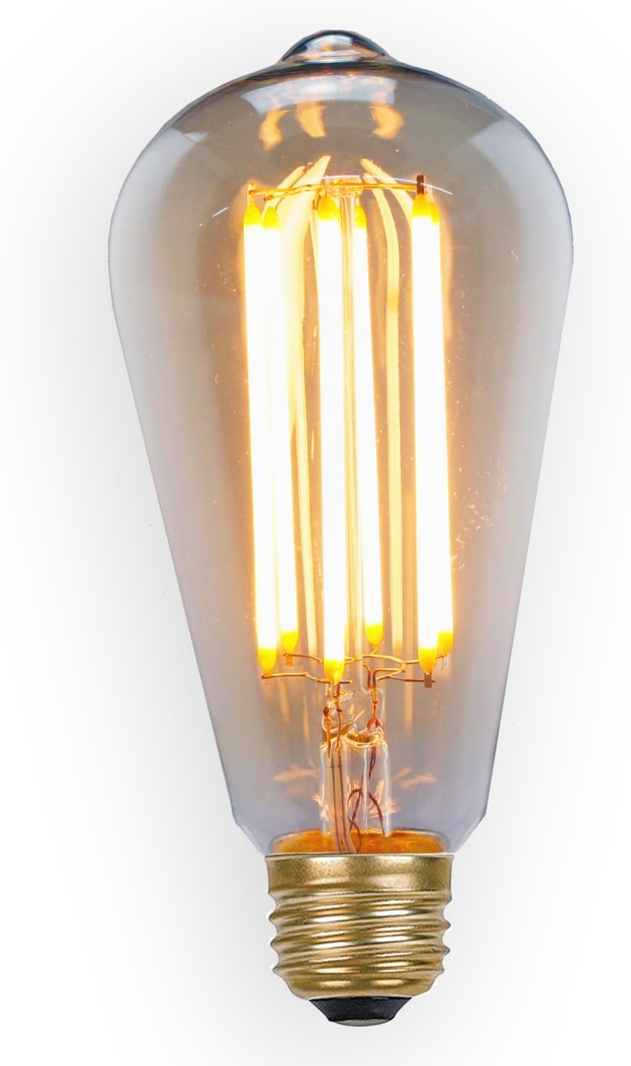 PureLume LED Edison Squirrel Lamp (6 W, E27, 220-240 V) Antique Lighting [Energy Class A+]