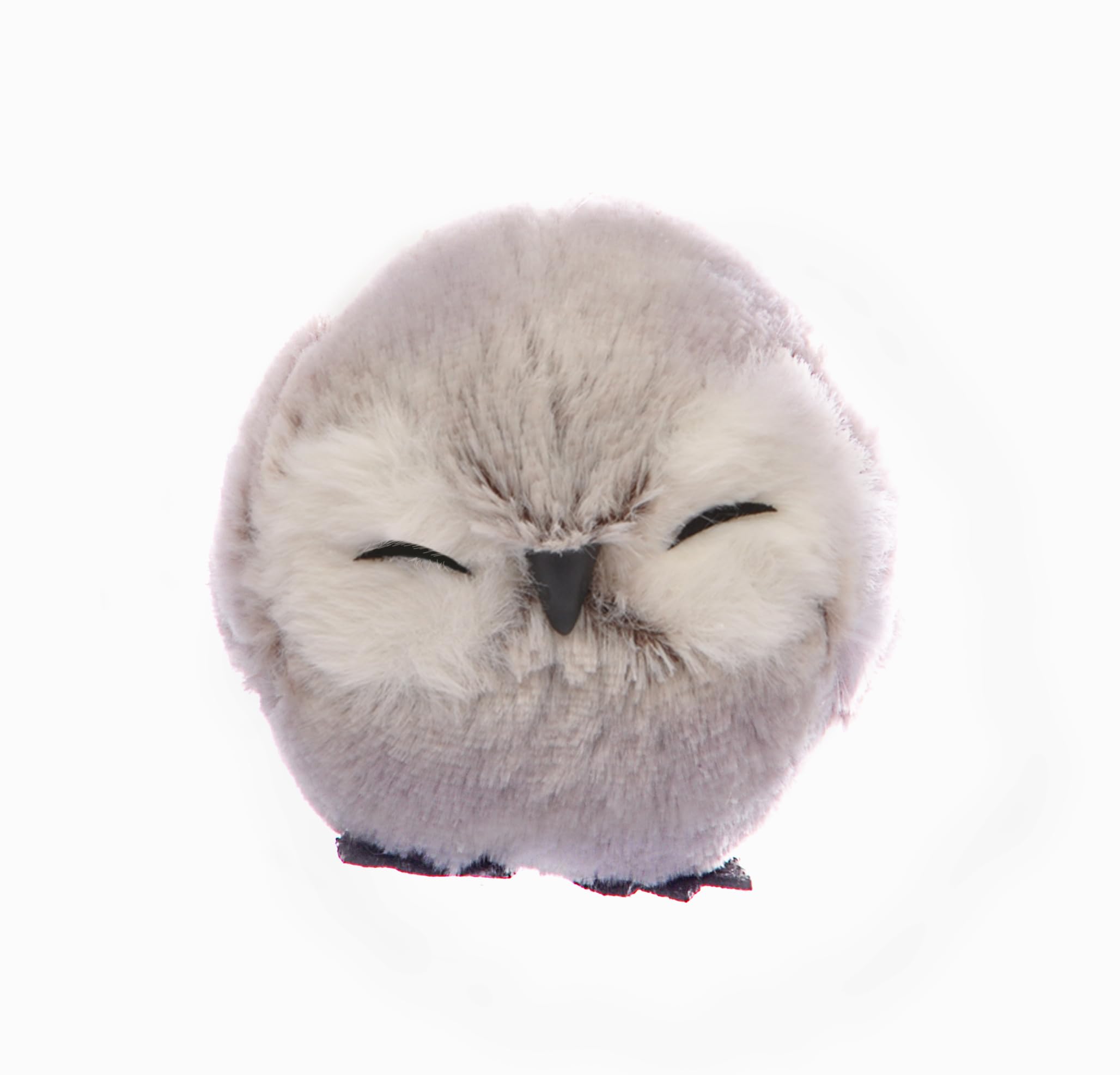 Owl Ball Cute (Ø10cm) hanging Christmas decoration, grey