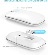 Seenda Small Wireless Keyboard and Mouse WGJP-031 Ultra Compact USB Keyboard view 5