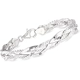 Ross-Simons Italian Sterling Silver Braided Bracelet
