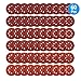 61Pcs Sanding Discs Set, Drillpro 60pcs 5 Inch 8 Holes Hook and Loop, 60/80/120/180/240/320 Grit Sandpaper + 1 Piece PU Backing Pad for Random Orbital Sander
