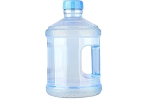1 Gallon Water Bottle, Large 3L Camping Water Jug with Handle Reusable Portable Big Jug for Outdoor Sports, Gym, Home & Trave