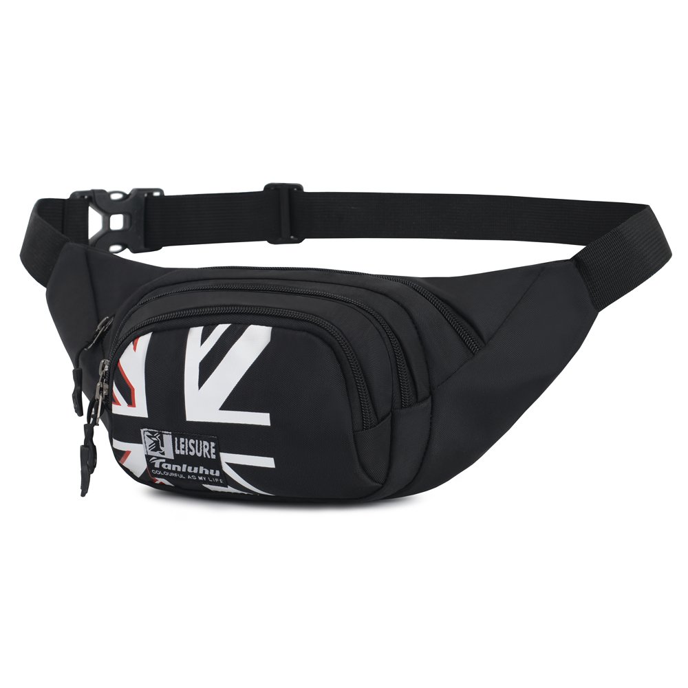 Marsupi Sportivo SINOKAL Running Cintura Borsa Cintura Corsa Multifunzione Marsupio Running per Uomo Donna Hydration Marsupio di acqua per Escursionismo In esecuzione Ciclismo Campeggio Climbing Viaggio (Black)